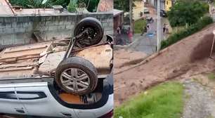 Rompimento de caixa d'água da Sabesp deixa um morto e rastro de destruição na Grande SP