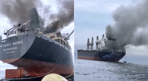 Três navios são atacados no Estreito de Ormuz; Irã reivindica disparo