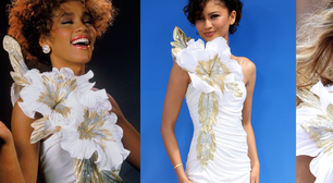 Zendaya revive vestido que marcou Whitney Houston em 1987 e virou figurino clássico de Carrie Bradshaw em 'Sex and the City'; veja 15 fotos