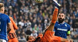 Shakhtar vence com gol de bicicleta de ex-Fluminense e abre vantagem nas oitavas da Liga Conferência