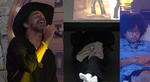 Barrada da festa do 'BBB 26', Ana Paula escapa de show improvisado - e desafinado! - de Cowboy: 'Não quis passar vergonha na frente dela'