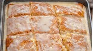 Bolo tres leches com leite ninho gelado e super molhadinho