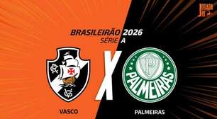 Vasco x Palmeiras, AO VIVO, com a Voz do Esporte, às 18h