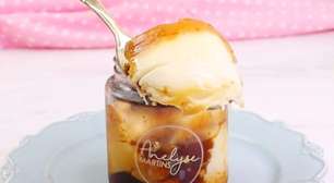 Manjar de coco no potinho delicioso, muito fácil de fazer e com uma textura super cremosa