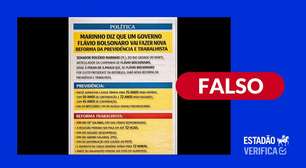 Flávio Bolsonaro não disse que quer acabar com aposentadoria nem com 13°
