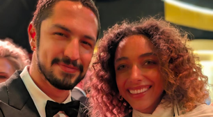 Atores de O Agente Secreto, Alice Carvalho e Gabriel Leone mudam de visual para o Oscar; veja fotos