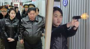 Kim Jong-un leva filha para acompanhar teste de mísseis e inspecionar fábrica de munições