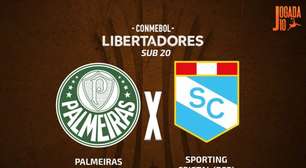 Palmeiras x Sporting Cristal-PER (Libertadores Sub-20): onde assistir e escalações