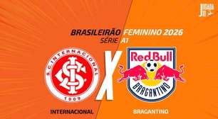 Internacional x RB Bragantino (Feminino): onde assistir, escalações e arbitragem