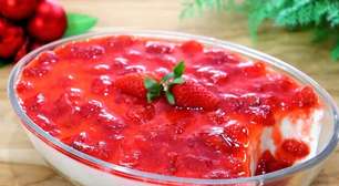 Cheescake de travessa mais fácil e delicioso do mundo, uma sobremesa linda e saborosa