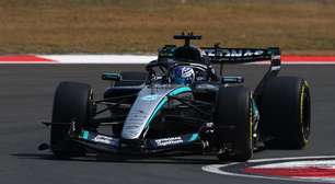 F1: George Russell lidera treino livre único na China