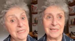 Ana Lúcia Torre grava vídeo para garantir que está viva: 'Se eu faleci eu não sei'