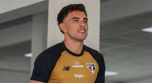 Recuperado, Enzo Díaz fica à disposição do São Paulo para duelo contra o Bragantino