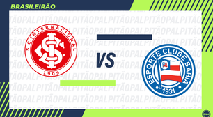 Internacional x Bahia: prováveis escalações, arbitragem, onde assistir e retrospecto