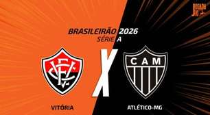 Vitória x Atlético-MG, AO VIVO, com a Voz do Esporte, às 17h
