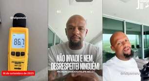 Felipe Melo se manifesta e apresenta provas contra obra em condomínio