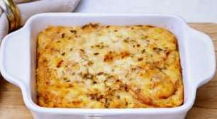 Bauru de assadeira vegetariano fácil de liquidificador