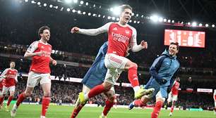 Arsenal bate Everton com gol de jovem de 16 anos e mantém vantagem na ponta da Premier League