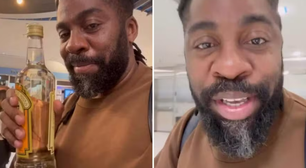 Com bom humor, Lázaro Ramos compartilha momento na imigração dos EUA em viagem para o Oscar