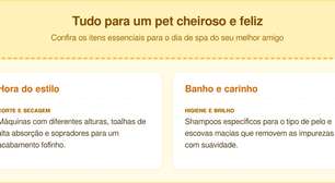 Gasta muito com banho e tosa? 3 itens baratos que ajudam a cuidar do pet em casa