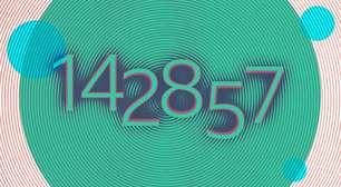 Por que 142857 é um número mágico que fascina os matemáticos há séculos
