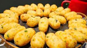 Bolinho de arroz crocante e fácil de preparar, para aproveitar o arroz que sobrou de ontem