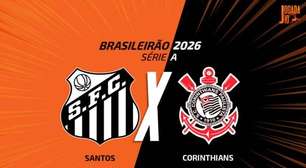 Santos x Corinthians, AO VIVO, com a Voz do Esporte, às 14h30