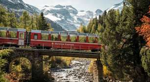 O trem que atravessa os Alpes: Conheça o Bermina Express