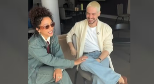 "Loira e a morena do Tchan", brinca Alice Carvalho sobre mudança de visual dela e de Gabriel Leone