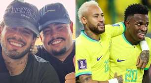 Amigo de Zé Felipe faz declaração polêmica sobre escalação com Vini Jr e defende Neymar