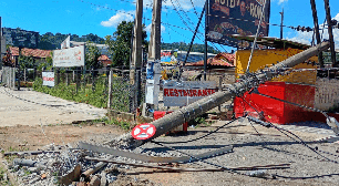 Motorista de carreta que derrubou poste em São Roque estava bêbado e foi detido pela GCM