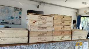 PRF apreende carga de vinhos de luxo avaliada em R$ 300 mil na BR-290