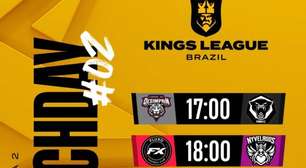 Confira os jogos e horários da segunda rodada da Kings League Brasil