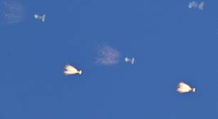 Rússia lança raro ataque diurno com drones contra Kiev