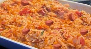 Arroz malandrinho de tomate com linguiças: fácil e saboroso