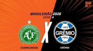 Chapecoense x Grêmio, AO VIVO, com a Voz do Esporte, às 18h30