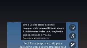 Luma de Oliveira chama a polícia para banhista na praia: 'Valer a lei'