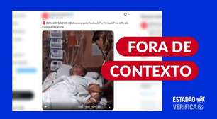 Vídeo mostra Bolsonaro internado após atentado na campanha de 2018, e não por pneumonia