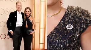 Famosos protestam contra guerra e políticas anti-imigração de Trump no Oscar 2026
