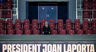 Reeleito no Barcelona, Laporta quer renovar contrato com Hansi Flick