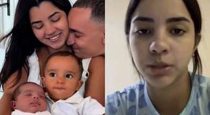 Esposa de João Gomes se revolta com internauta após rumores de gravidez: 'Vou expor'