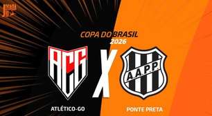 Atlético-GO x Ponte Preta: onde assistir, escalações e arbitragem
