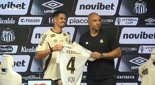Veríssimo é apresentado no Santos e relembra saída em 2021: "Jamais pedi para não jogar"
