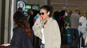 Bruna Marquezine aposta em bolsa de luxo para desembarcar no Rio; saiba o valor