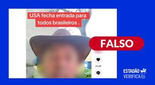É falso que EUA tenham suspendido entrada de todos os brasileiros no país