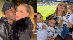 Filhos de Virginia Fonseca usam uniforme de Vini Jr. para jogo do Real Madrid