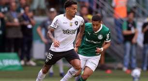 Palmeiras tem incômodo jejum para encerrar contra o Botafogo no Allianz