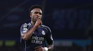 Vini Jr. marca duas vezes em vitória do Real Madrid e eliminação melancólica do City na Champions