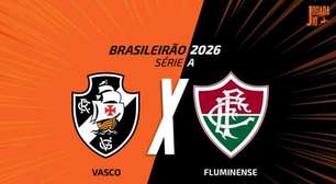 Vasco x Fluminense, AO VIVO, com a Voz do Esporte, às 20h