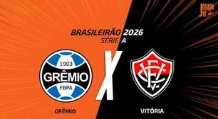 Grêmio x Vitória: onde assistir, escalações e arbitragem